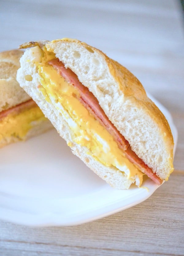 Taylor Ham, Egg and Cheese on a Hard Roll is the quintessential New Jersey breakfast sandwich. When ordering, don't forget to let them know if you want them to add salt, pepper and ketchup! 