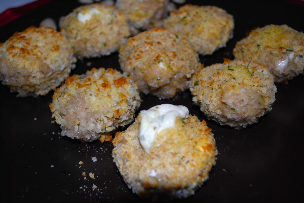 Garlic Herb Cheese Stuffed Mushrooms