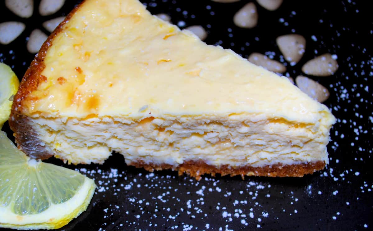 White Chocolate Limoncello Cheesecake