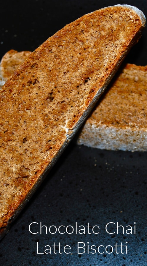 Chocolate Chai Latte Biscotti