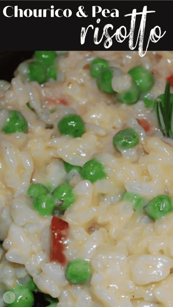 Chourico and Pea Risotto