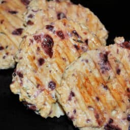 Kalamata Olive Chicken Burgers