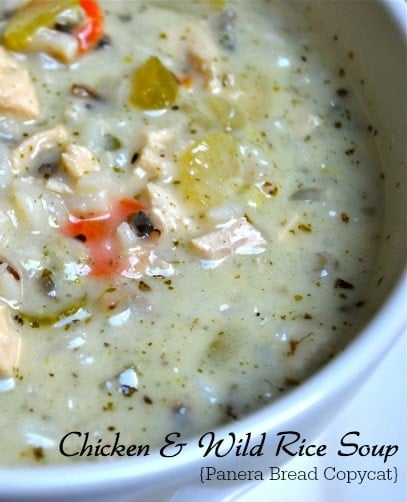Chicken Wild Rice Soup (Panera Copycat)