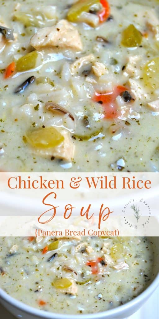 Creamy Chicken and Wild Rice Soup (Panera Bread Copycat)