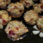 Cranberry Stuffed Portabella Mushrooms