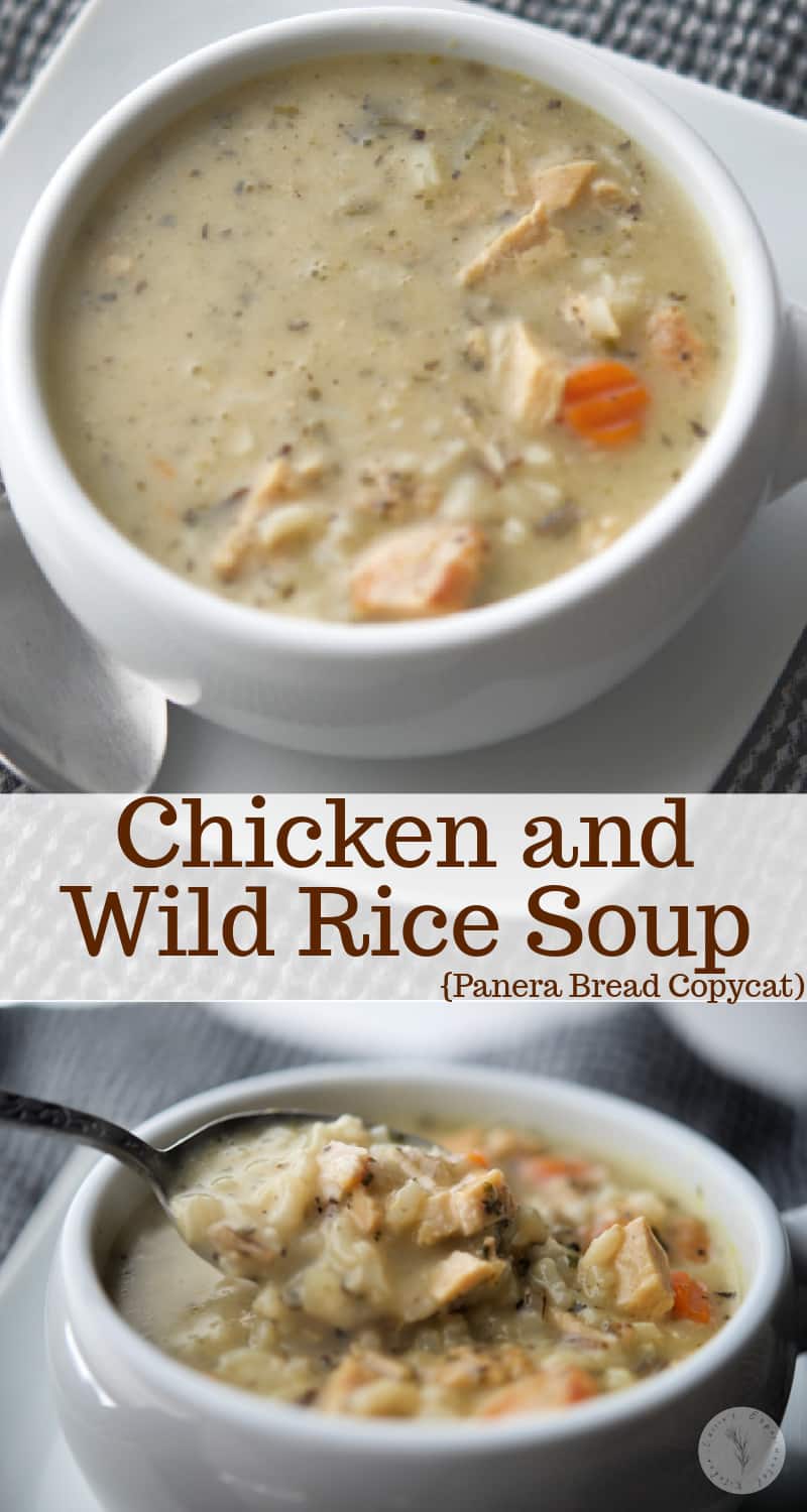 Creamy Chicken and Wild Rice Soup (Panera Bread Copycat)