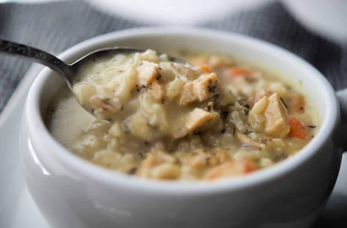 Panera's CopyCat Instant Pot Chicken Wild Rice Soup