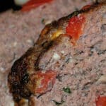 Tomato, Basil and Feta Meatloaf made with lean ground beef, vegetables and crumbled Feta cheese makes a super flavorful weeknight meal. 