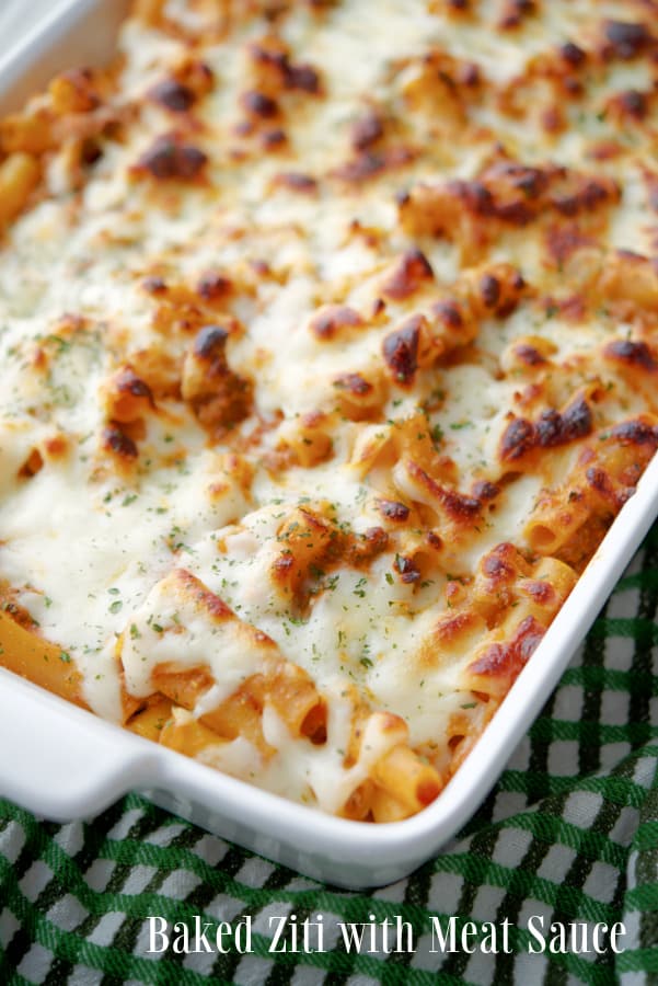 Baked Ziti with Meat Sauce