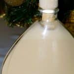 A close up of irish cream in a bottle
