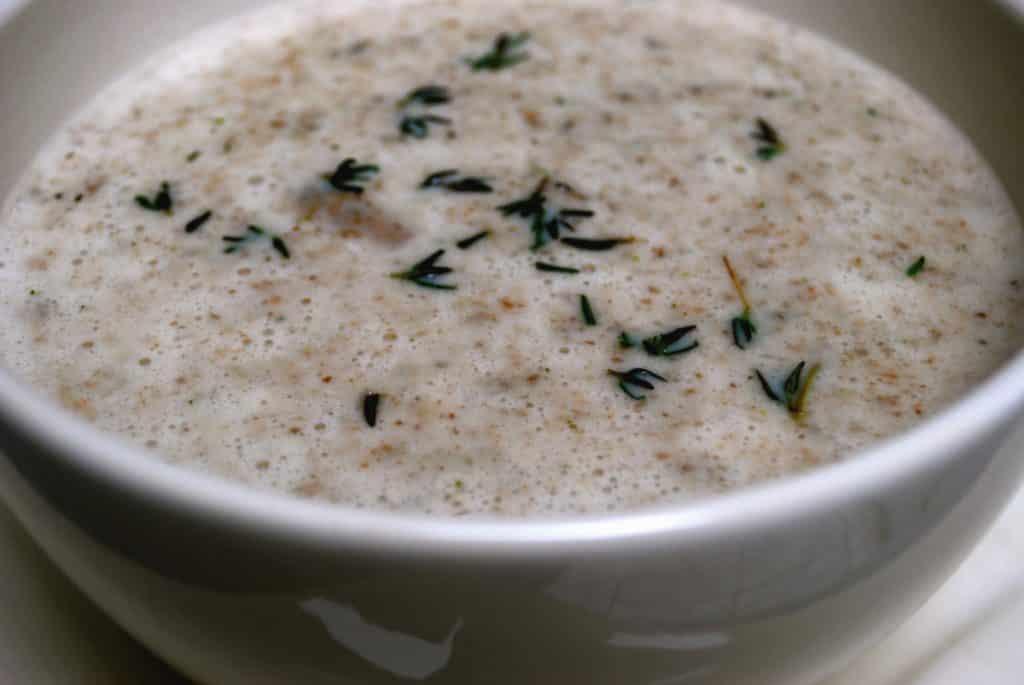 Mushroom and Thyme Soup