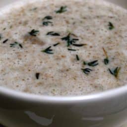 Mushroom and Thyme Soup