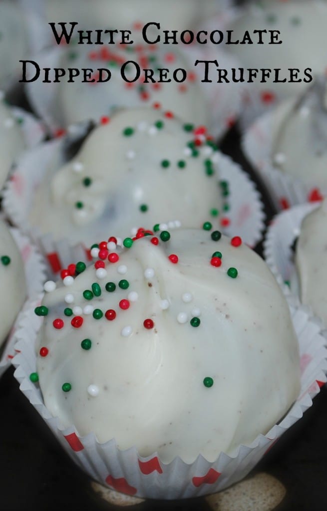 White Chocolate Dipped Oreo Truffles | www.carriesexperimentalkitchen.com