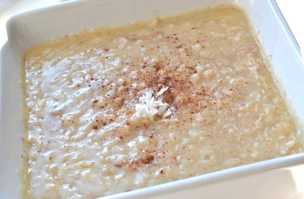 Coconut Rice Pudding