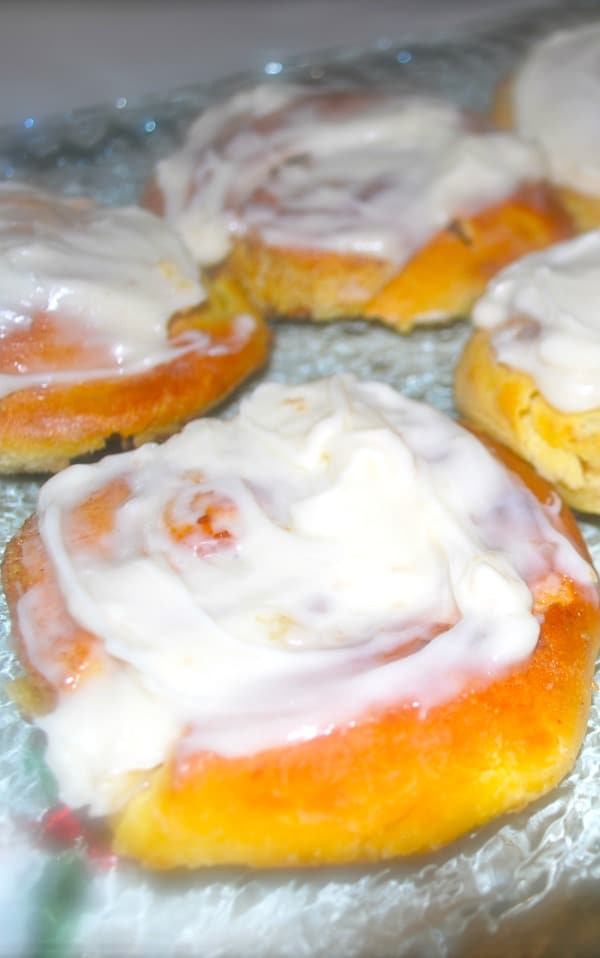 These Cinnabon Copycat Cinnamon Rolls taste just like the restaurant version; especially when topped with my homemade cream cheese icing. 