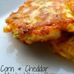 Corn & Cheddar Mashed Potato Fritters | Carrie's Experimental Kitchen #corn