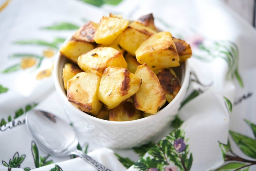 Dijon Rosemary Roasted Potatoes