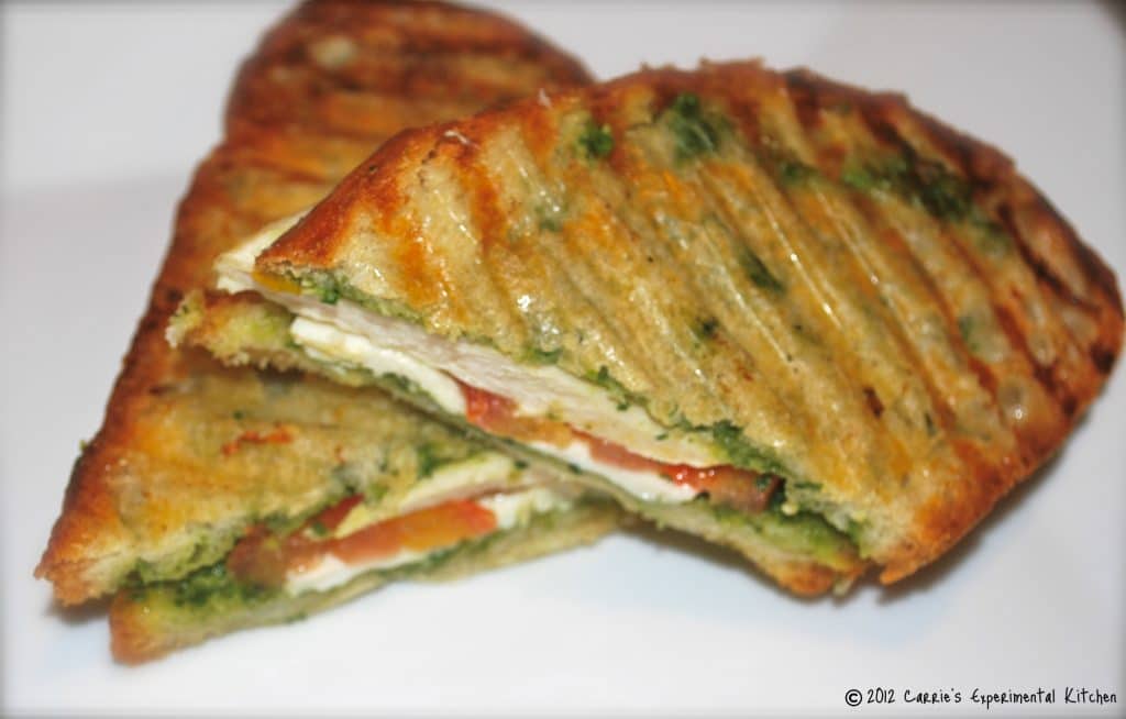 Grilled Chicken & Pesto Panini