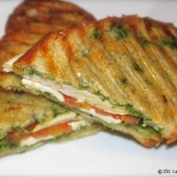 Grilled Chicken & Pesto Panini