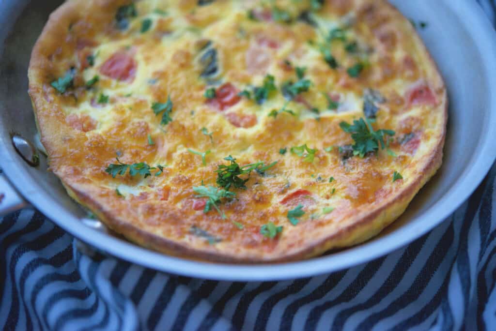 Tomato Mozzarella Frittata