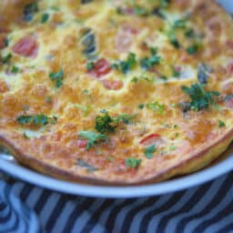 Tomato Mozzarella Frittata