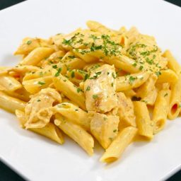 Grilled Chicken Buffalo Pasta