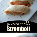 Stomboli made pizza roll style