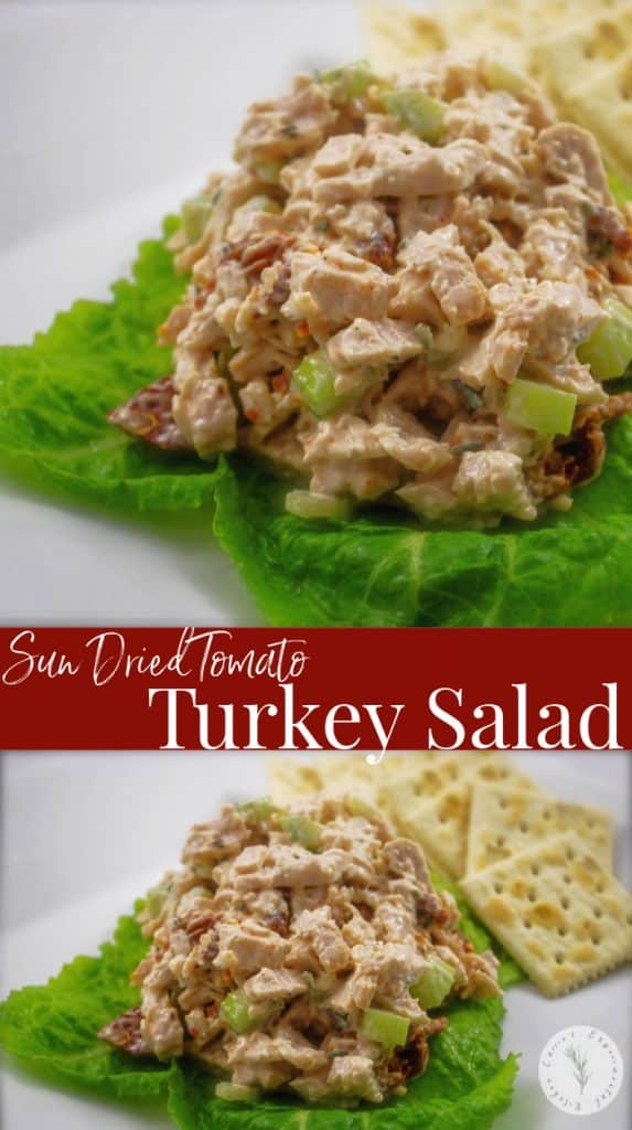 Give leftover turkey a Mediterranean twist by adding sun dried tomatoes and fresh rosemary in this delicious turkey salad.
