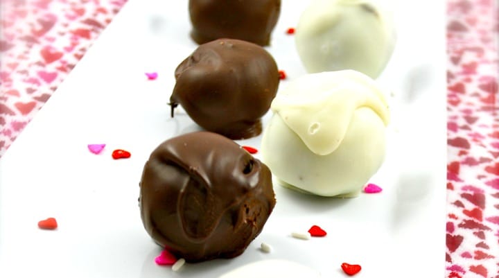 Triple Chocolate Toffee Truffles