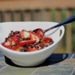 Black Bean and Strawberry Salad