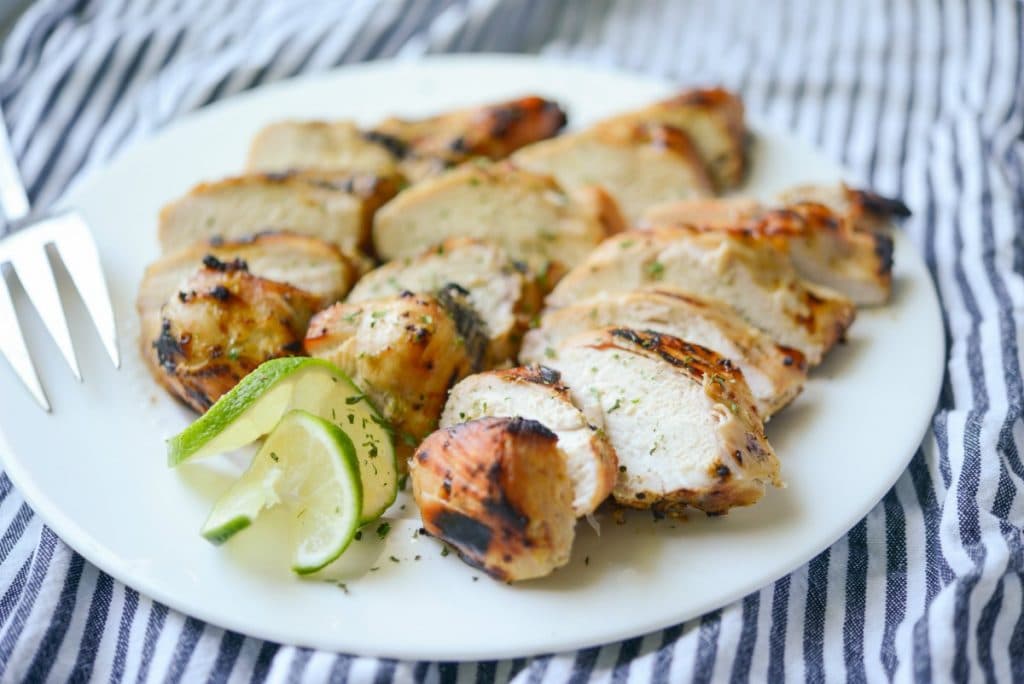 Grilled Chicken in a Lime Sea Salt Brine Horizontal