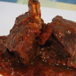 Beef Short Ribs in a Sun Dried Tomato BBQ Sauce