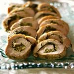 Spinach & Goat Cheese Stuffed Pork Loin