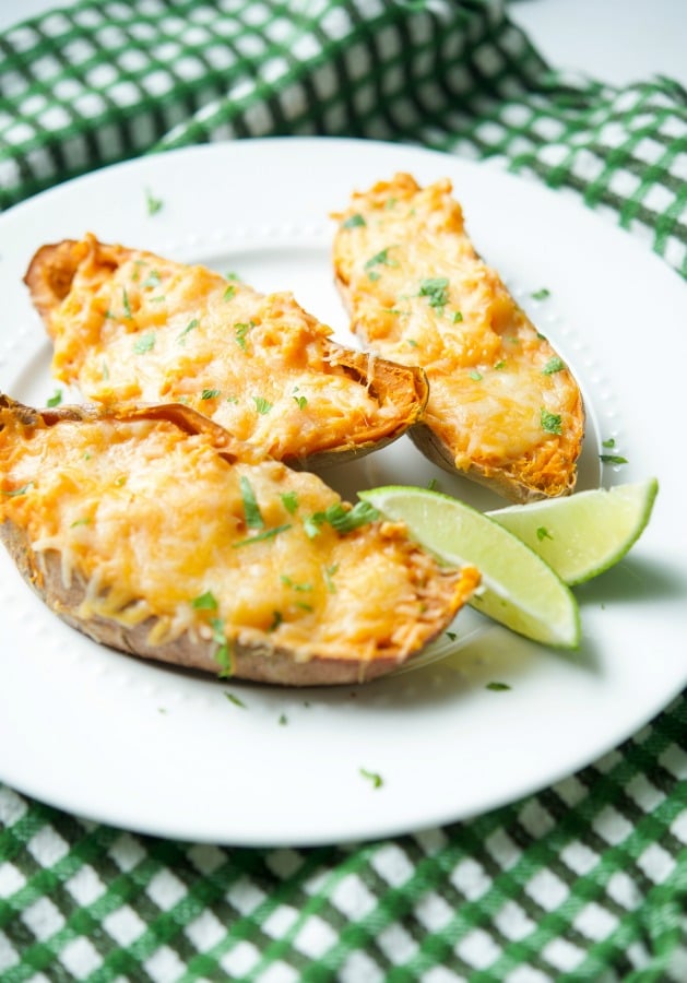 Twice Baked Lime Sweet Potatoes made with fresh limes are a creamy, tangy side dish are delicious and simple to make. 