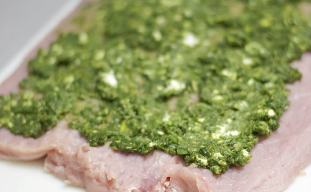 spinach pork loin stuffing 