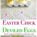 Your holiday table would not be complete without these adorably festive Easter Chick Deviled Eggs. 