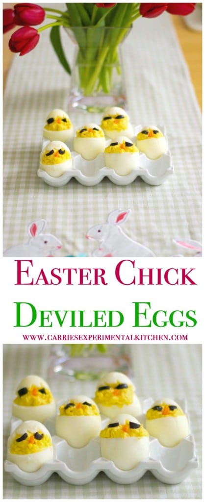 Your holiday table would not be complete without these adorably festive Easter Chick Deviled Eggs. 