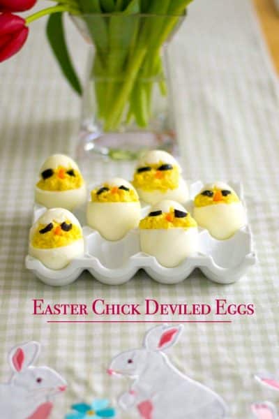 Have some fun this Easter by making these Easter Chick Deviled Eggs.