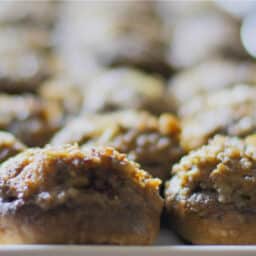 Fennel and Asiago Cheese Stuffed Mushrooms