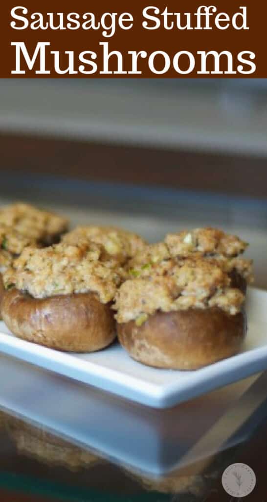 Jumbo mushroom caps stuffed with sweet Italian sausage, Italian breadcrumbs and a combination of cream, Asiago and Pecorino Romano cheeses. 