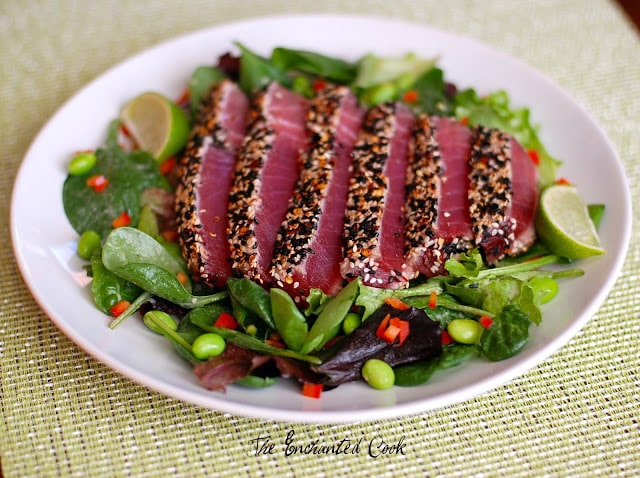 Seared Ahi Tuna Salad