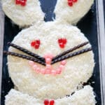 a cake that looks like a bunny