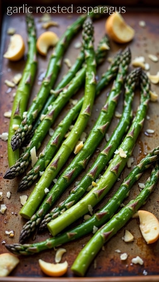 asparagus on a sheet pan