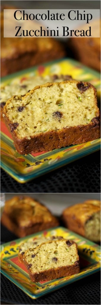  This version of Chocolate Chip Zucchini Bread is lightened up a bit with Greek yogurt and applesauce, but it's loaded with flavor. 