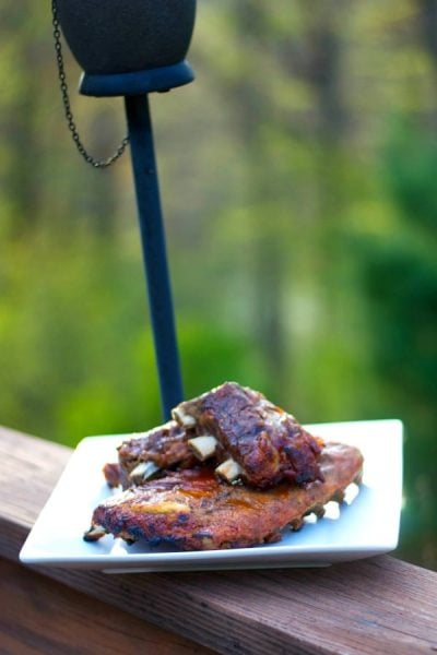 Pork ribs slowly simmered; then basted with my homemade honey maple bbq sauce. Grill them or bake them in the oven, they're tender every time!