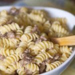 This kid approved Cheeseburger Macaroni is super simple and quick to make on top of the stove using just a few ingredients. 