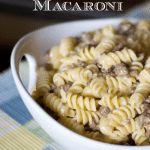 Stovetop Cheeseburger Macaroni - Carrie's Experimental Kitchen #pasta