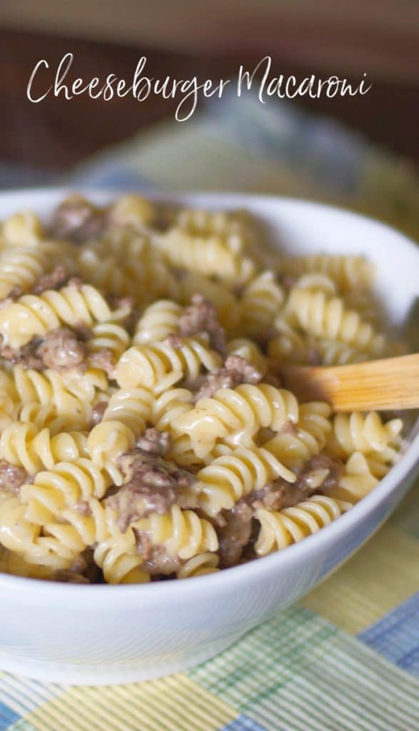  This kid approved Cheeseburger Macaroni is super simple and quick to make on top of the stove using just a few ingredients. 