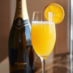 a close up of mimosa