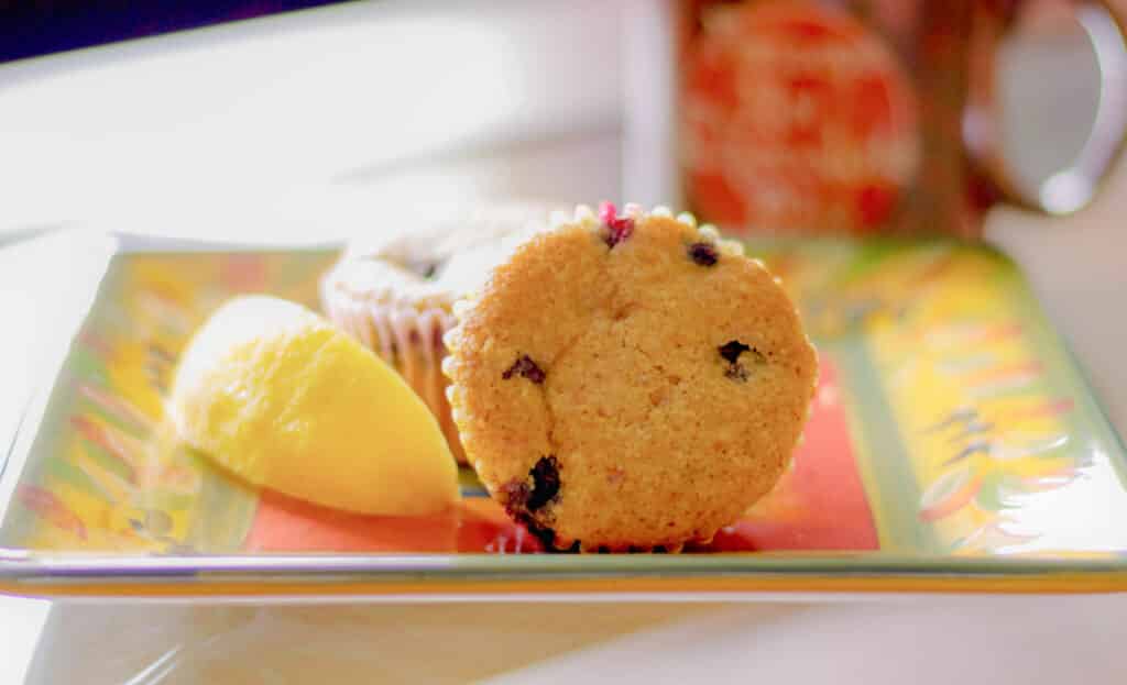 Almond Blueberry Lemon Muffins